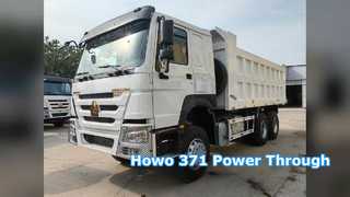 รถบรรทุก Howo Sinotruk 371 สำหรับงานที่ยากลำบาก