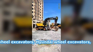 รถขุดล้อยางมือสองของ Volvo, รถขุดล้อยาง Hyundai, รถขุดล้อยาง Doosan ขายในราคาต่ำ